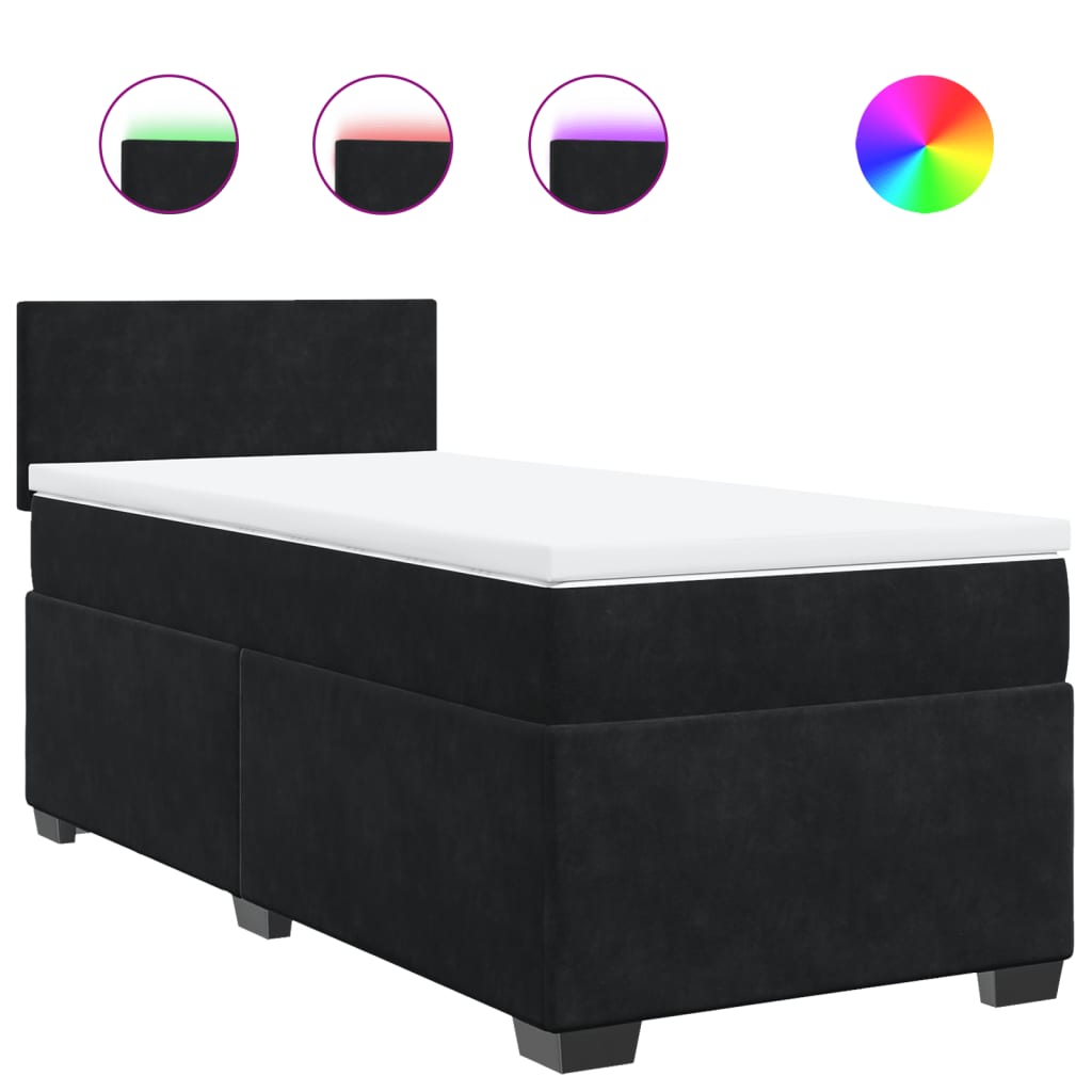 8721102732553_a_en_hd_1 vidaXL Box Spring Bed with Mattress Black King Single Fabric - Image 2