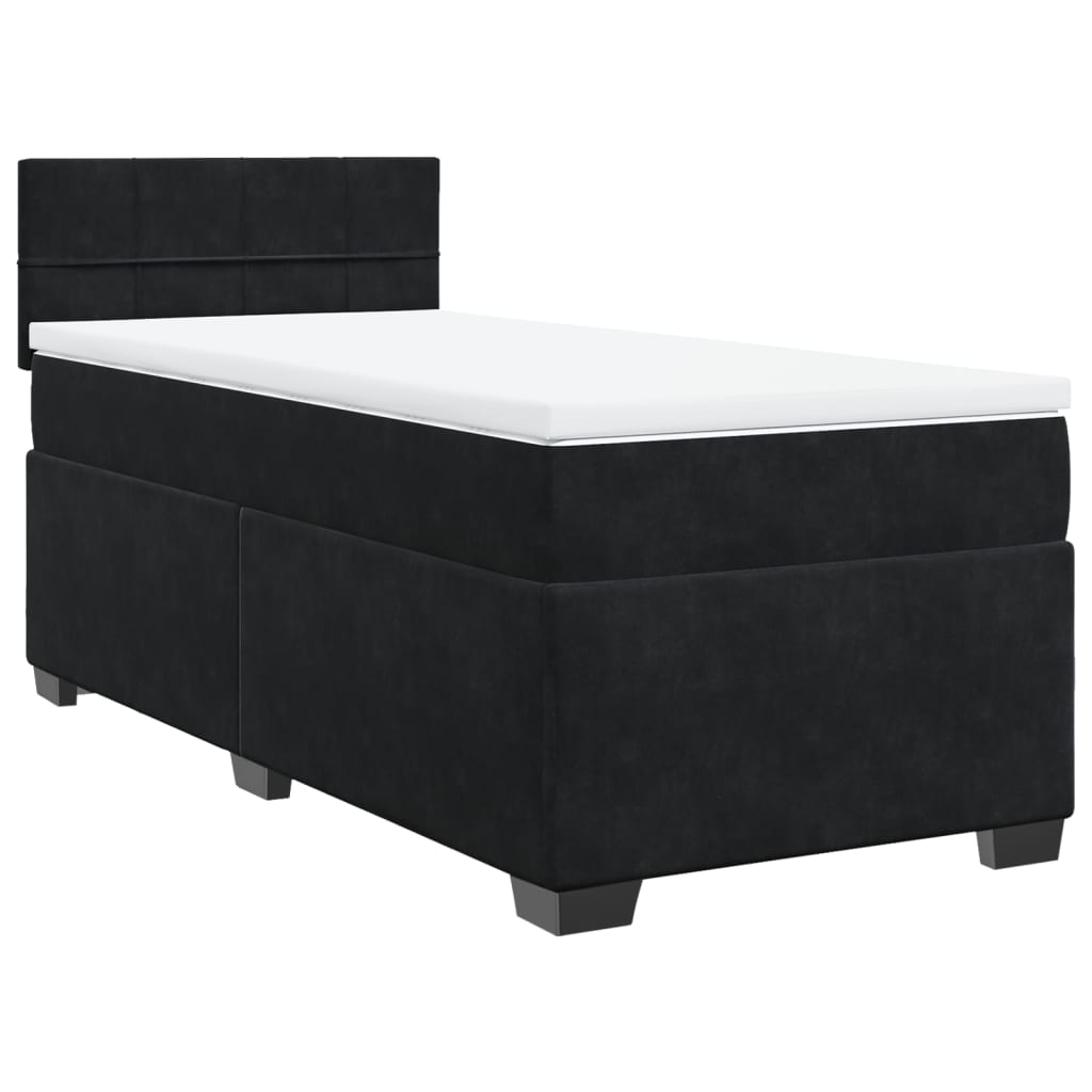 8721102732577_g_en_hd_1 vidaXL Box Spring Bed with Mattress Black King Single Fabric - Image 3