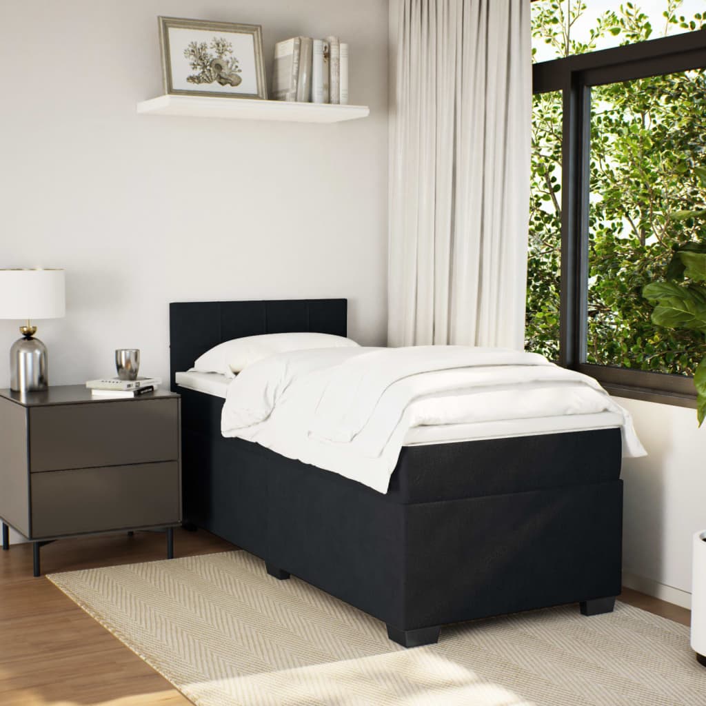 8721102732577_g_en_hd_2 vidaXL Box Spring Bed with Mattress Black King Single Fabric - Image 4