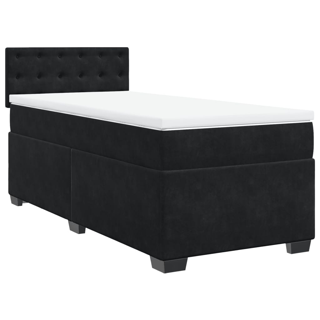 8721102732614_g_en_hd_1 vidaXL Box Spring Bed with Mattress Black King Single Fabric - Image 3