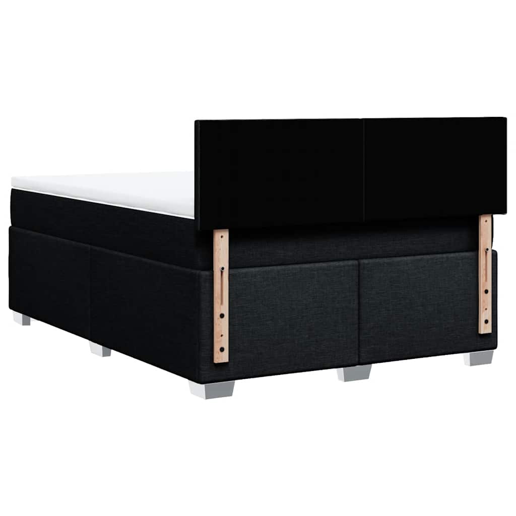 8721102732638_g_en_hd_10 vidaXL Box Spring Bed with Mattress Black Double Fabric - Image 12
