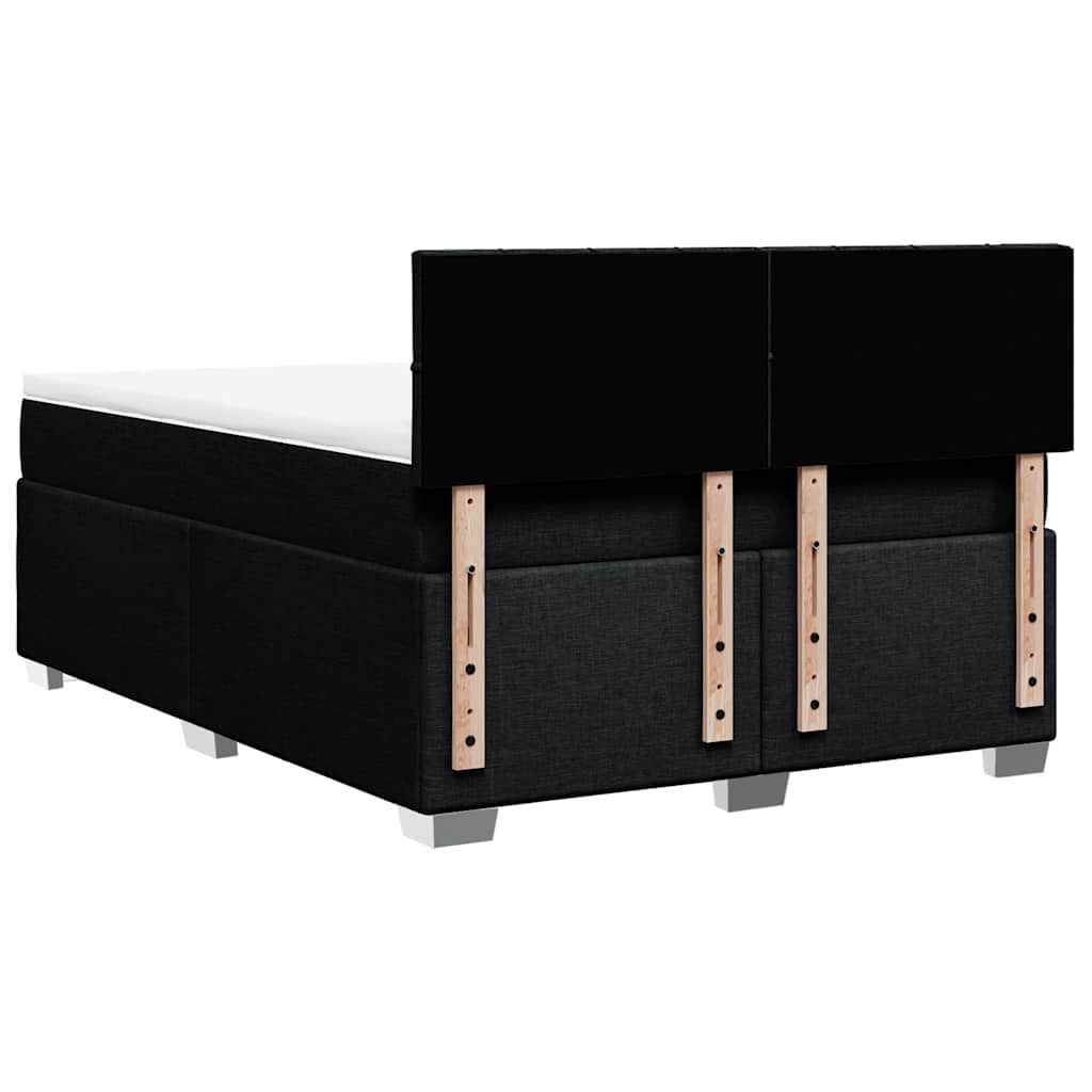 8721102732652_g_en_hd_10 vidaXL Box Spring Bed with Mattress Black Double Fabric - Image 12
