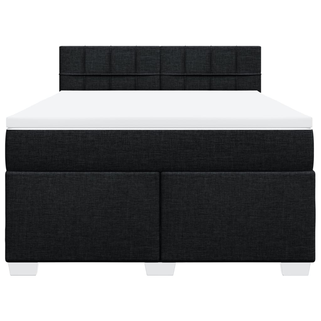 8721102732652_g_en_hd_4 vidaXL Box Spring Bed with Mattress Black Double Fabric - Image 6