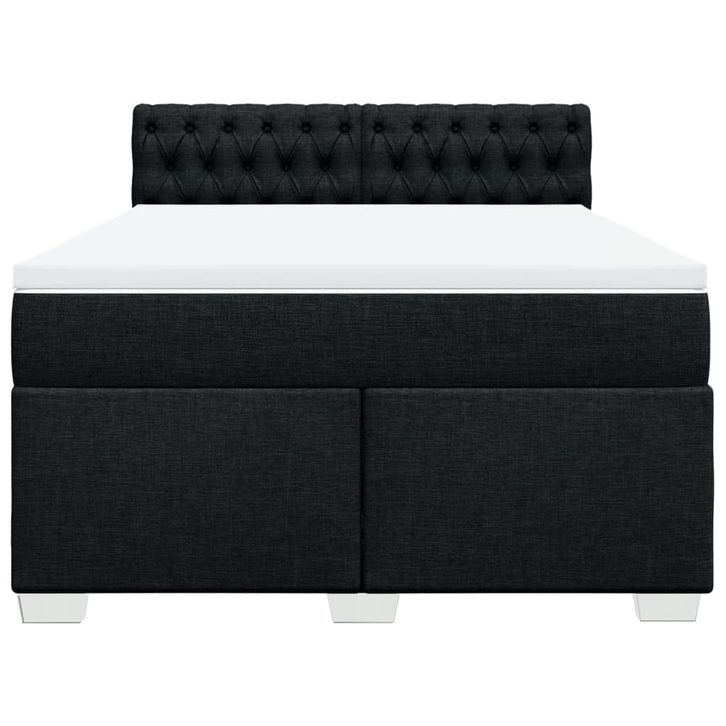 8721102732676_g_en_hd_4 vidaXL Box Spring Bed with Mattress Black Double Fabric - Image 6