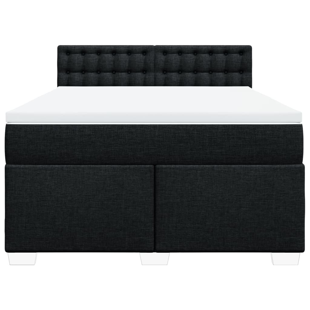 8721102732690_g_en_hd_4 vidaXL Box Spring Bed with Mattress Black Double Fabric - Image 6