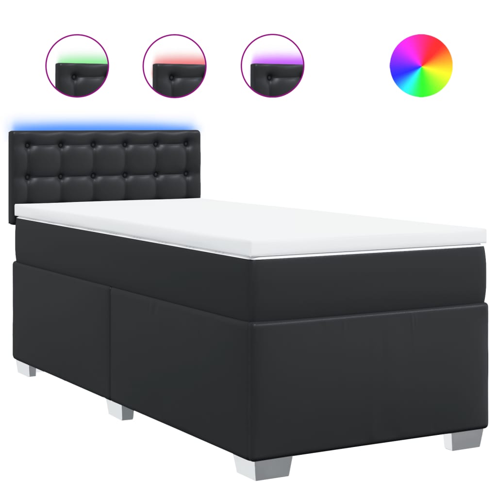 8721102733352_a_en_hd_1 vidaXL Box Spring Bed with Mattress Black King Single Faux Leather - Image 2