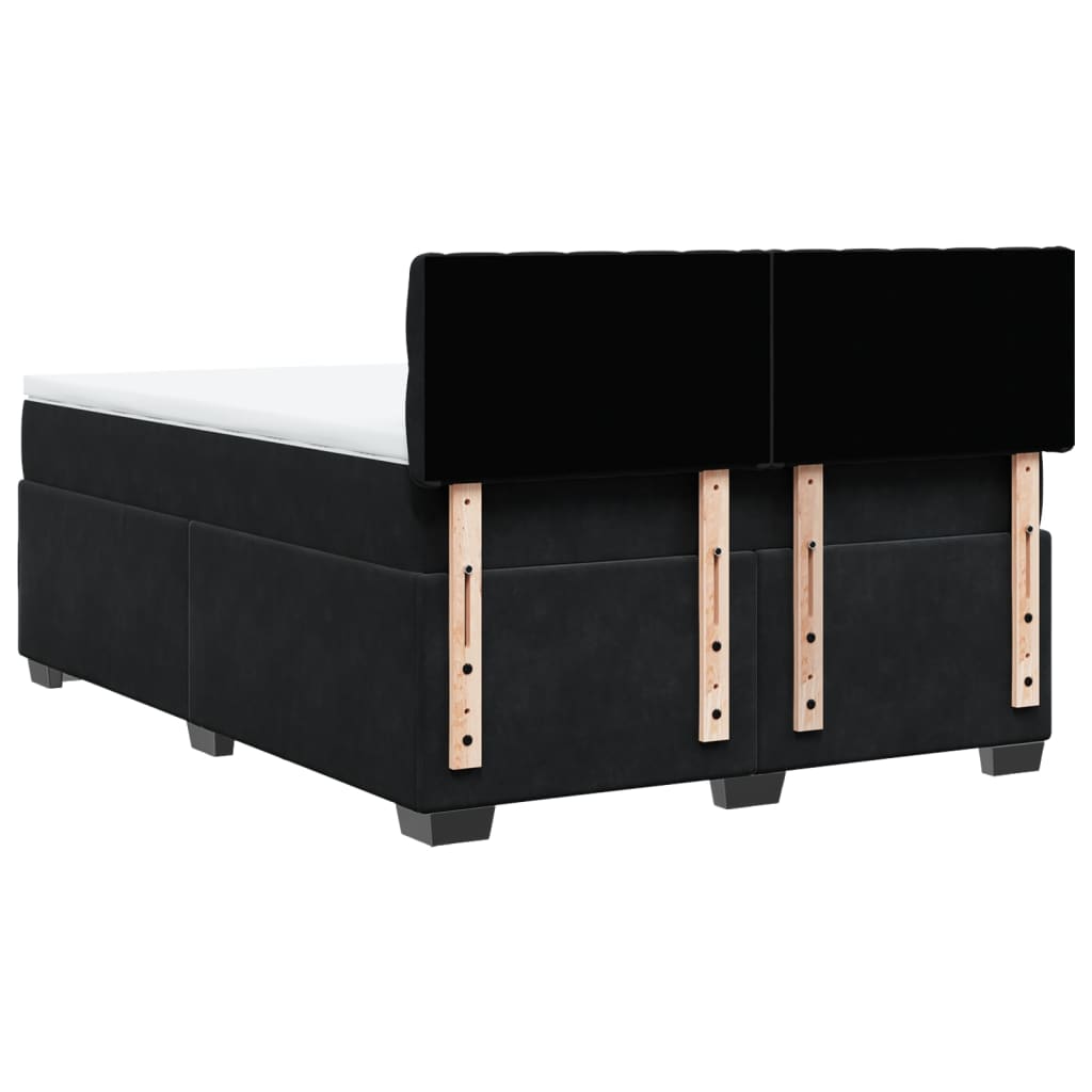 8721102736711_g_en_hd_6 vidaXL Box Spring Bed with Mattress Black Double Velvet - Image 8