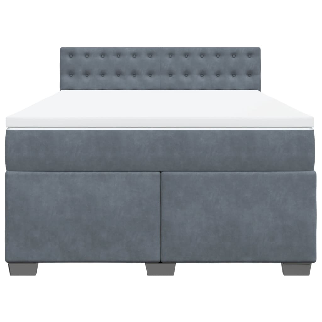 8721102736728_g_en_hd_4 vidaXL Box Spring Bed with Mattress Dark Grey Double Velvet - Image 6