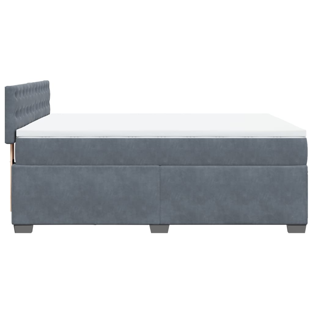 8721102736728_g_en_hd_5 vidaXL Box Spring Bed with Mattress Dark Grey Double Velvet - Image 7