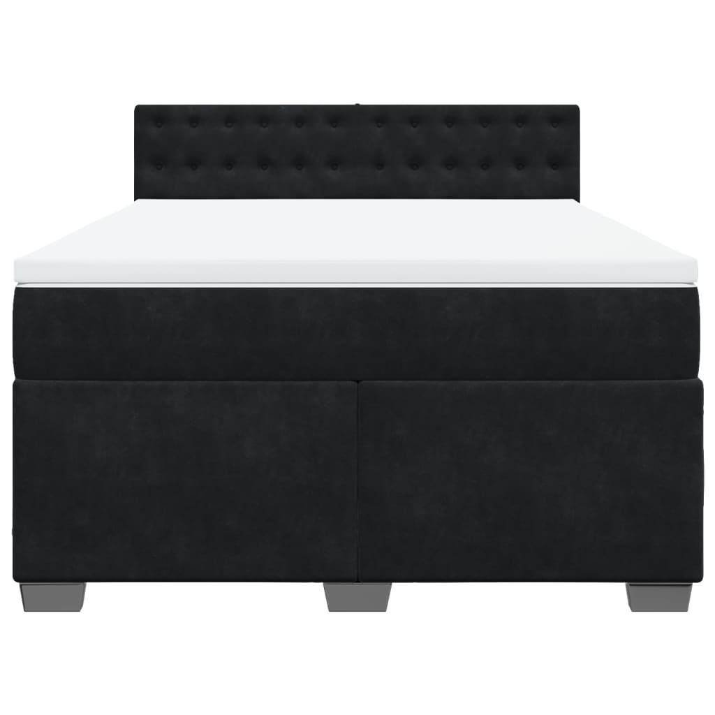 8721102736735_g_en_hd_4 vidaXL Box Spring Bed with Mattress Black Double Velvet - Image 6
