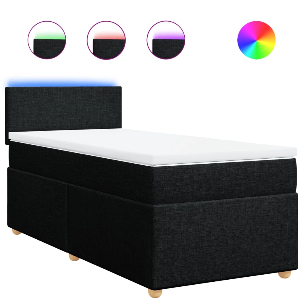 8721102740473_a_en_hd_1 vidaXL Box Spring Bed with Mattress Black King Single Fabric - Image 2