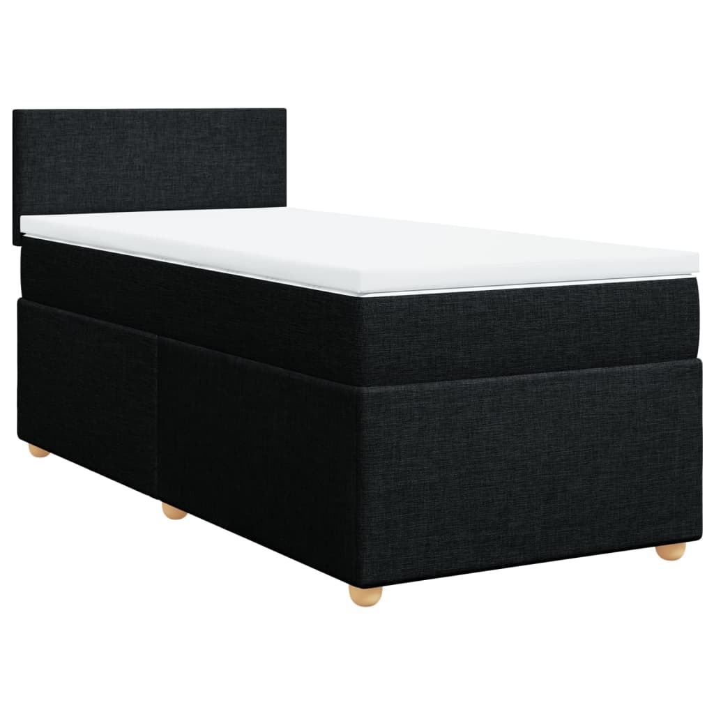8721102740473_g_en_hd_1 vidaXL Box Spring Bed with Mattress Black King Single Fabric - Image 3