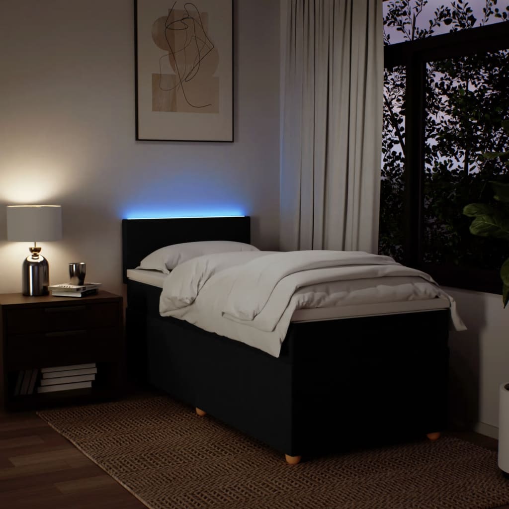 8721102740473_g_en_hd_3 vidaXL Box Spring Bed with Mattress Black King Single Fabric - Image 5