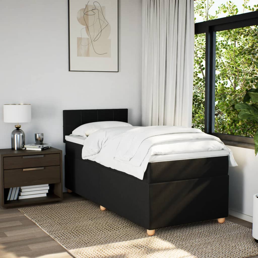 8721102740497_g_en_hd_2 vidaXL Box Spring Bed with Mattress Black King Single Fabric - Image 4