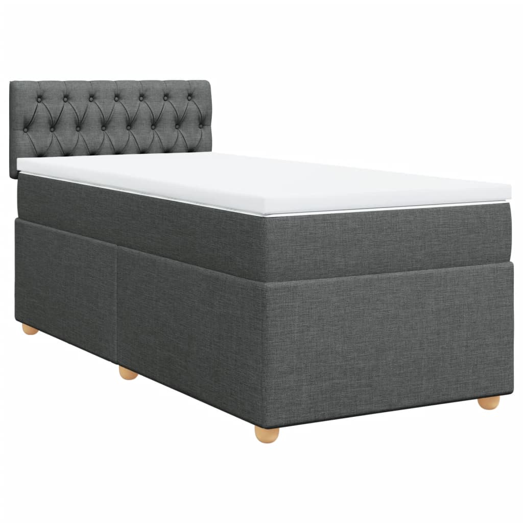 8721102740503_g_en_hd_1 vidaXL Box Spring Bed with Mattress Dark Grey King Single Fabric - Image 3