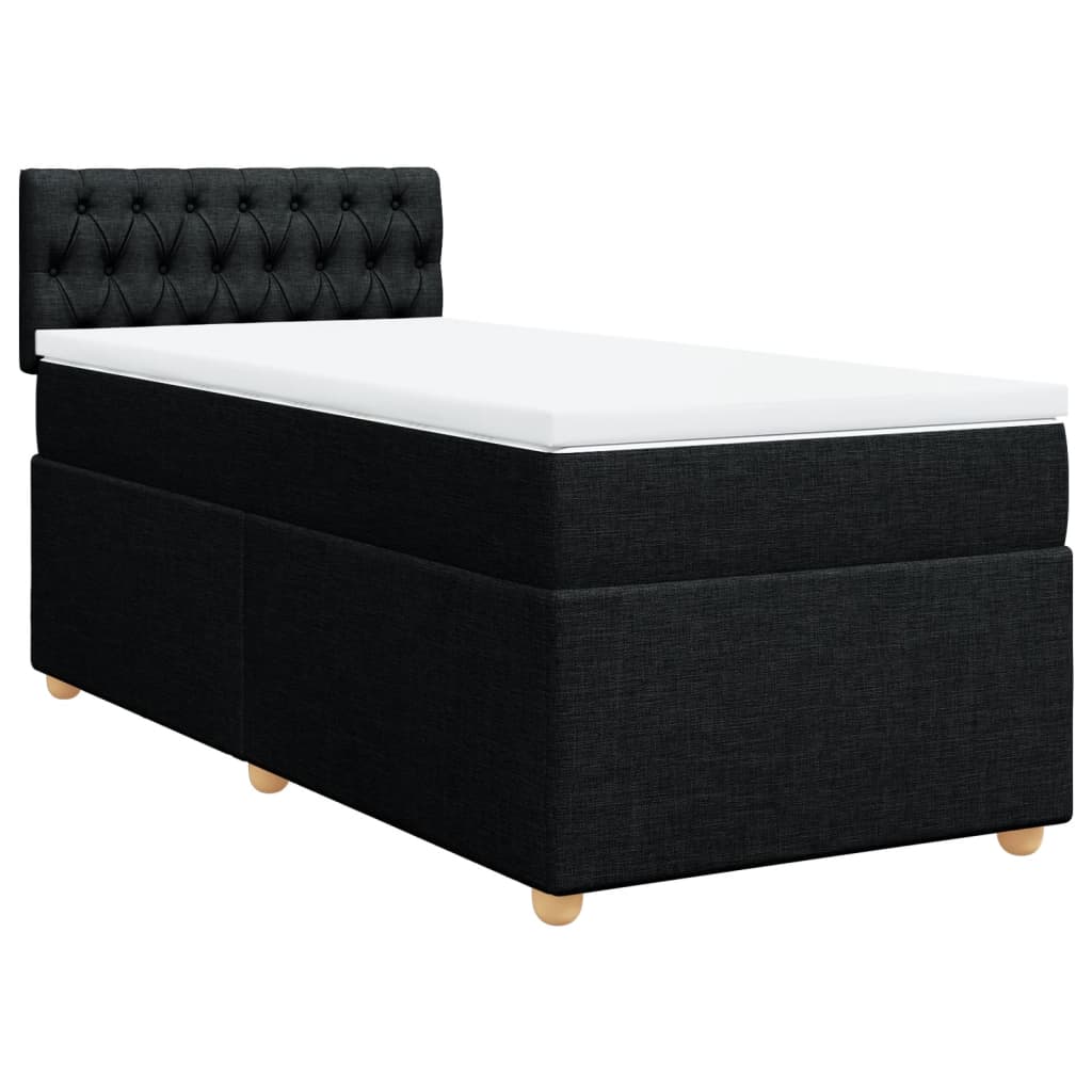 8721102740510_g_en_hd_1 vidaXL Box Spring Bed with Mattress Black King Single Fabric - Image 3
