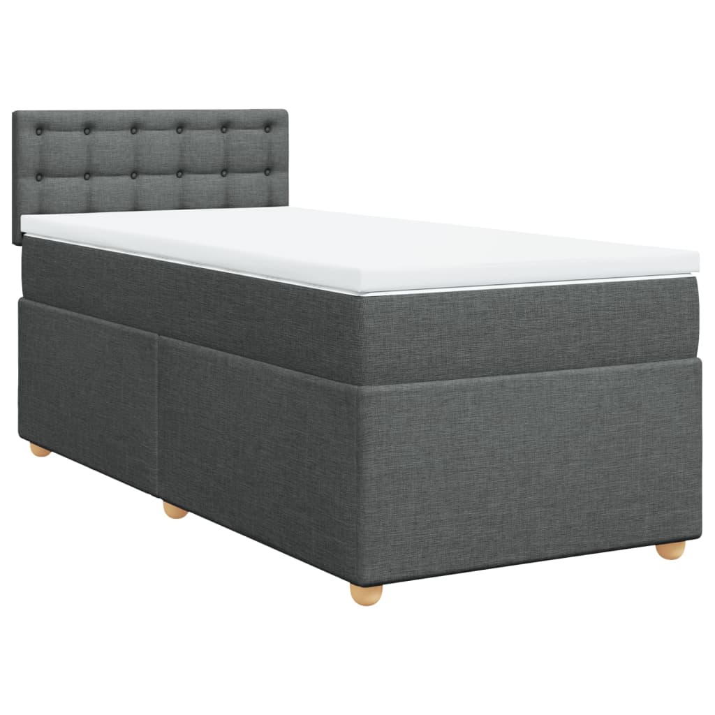 8721102740527_g_en_hd_1 vidaXL Box Spring Bed with Mattress Dark Grey King Single Fabric - Image 3