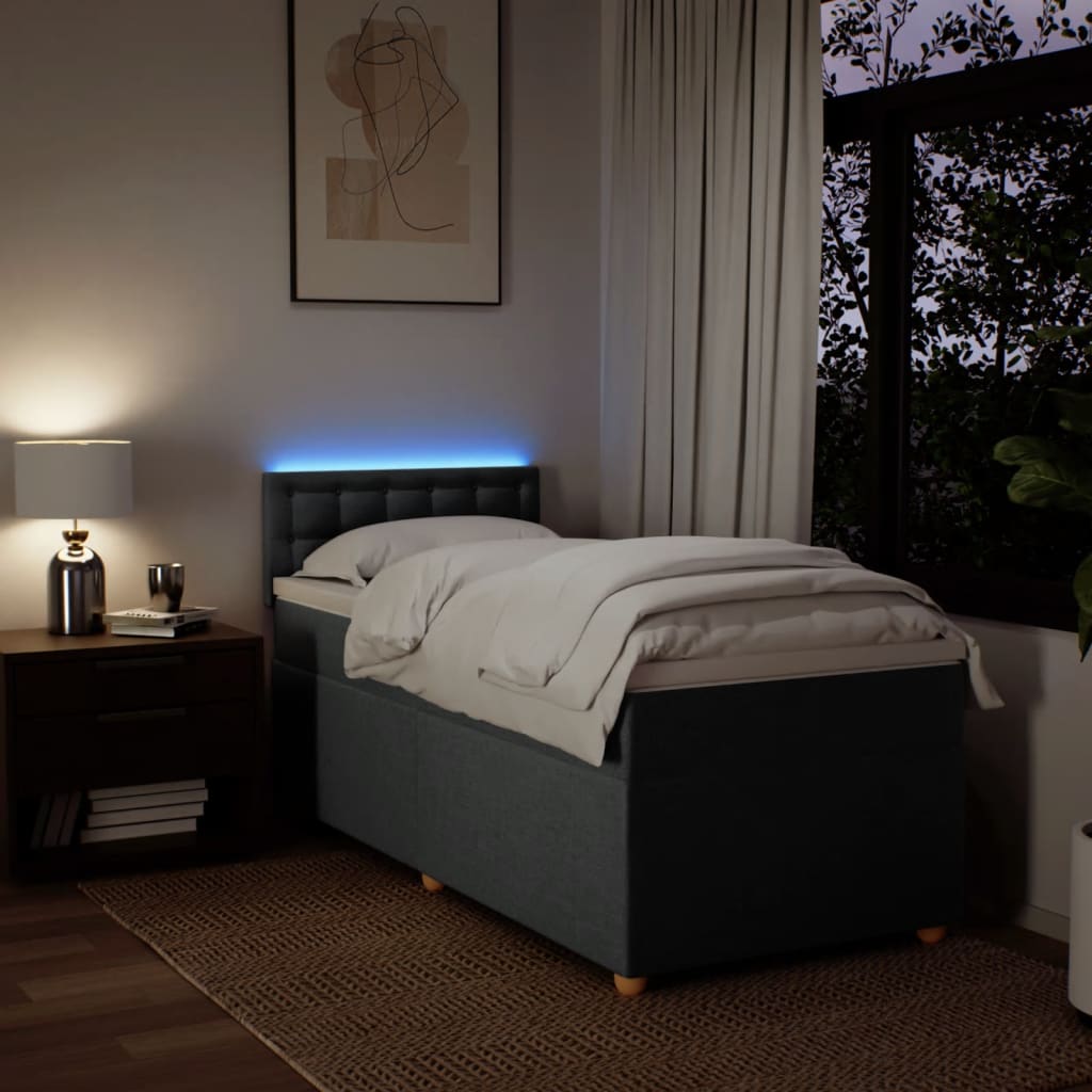 8721102740527_g_en_hd_3 vidaXL Box Spring Bed with Mattress Dark Grey King Single Fabric - Image 5