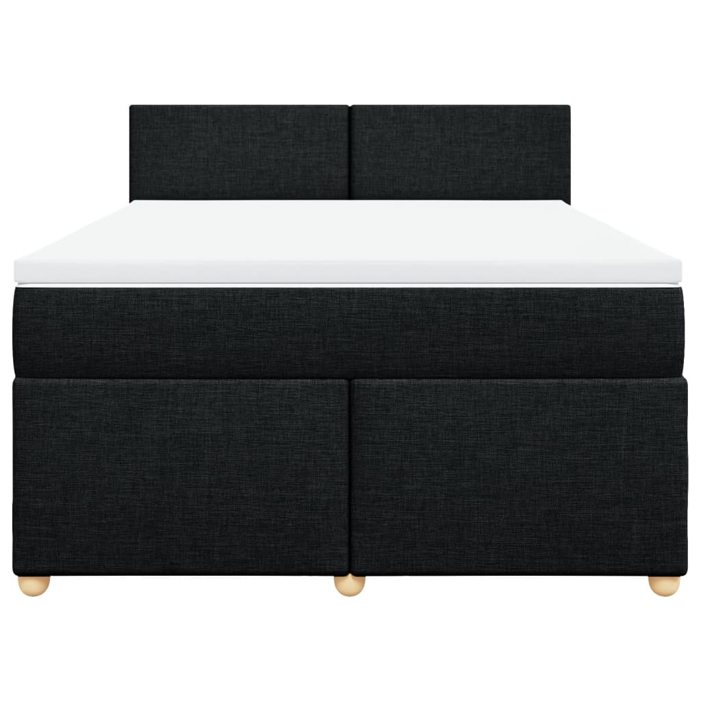 8721102740558_g_en_hd_4 vidaXL Box Spring Bed with Mattress Black Double Fabric - Image 6