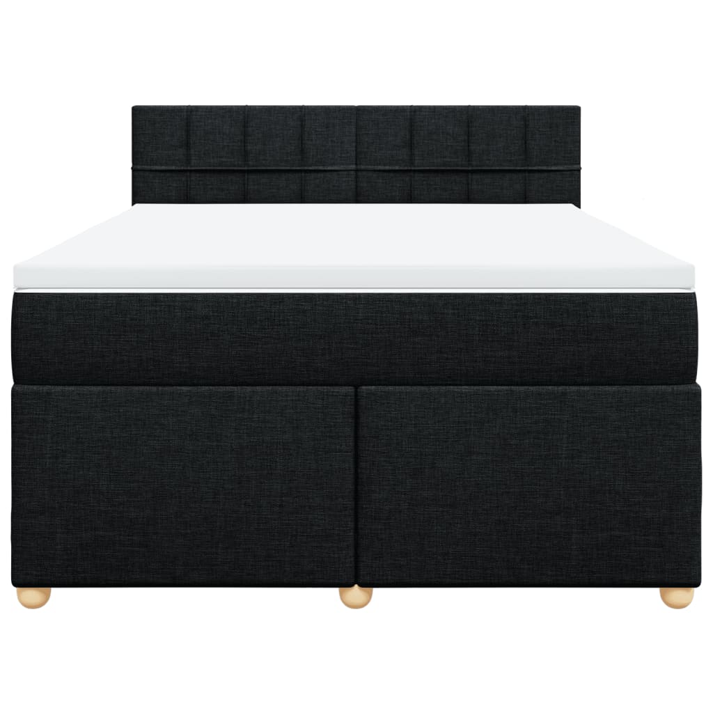 8721102740572_g_en_hd_4 vidaXL Box Spring Bed with Mattress Black Double Fabric - Image 6