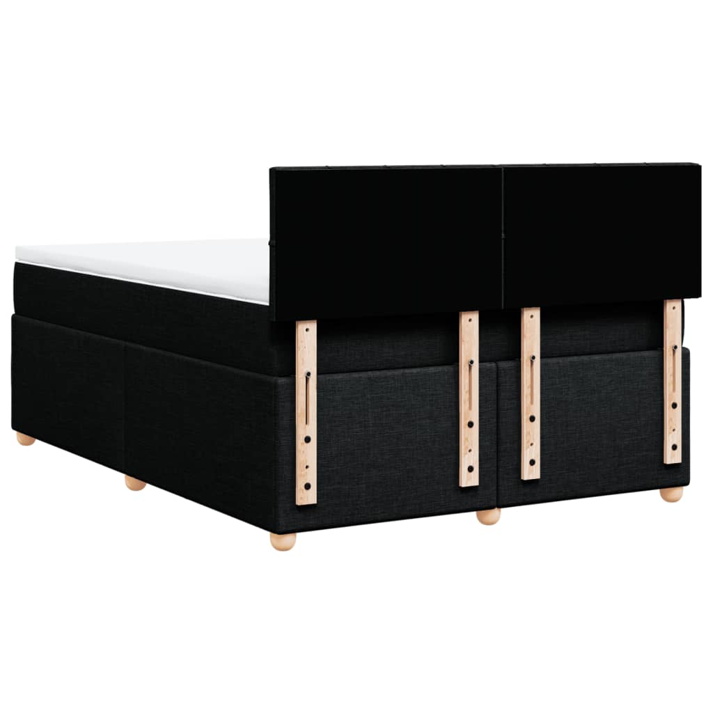8721102740572_g_en_hd_6 vidaXL Box Spring Bed with Mattress Black Double Fabric - Image 8
