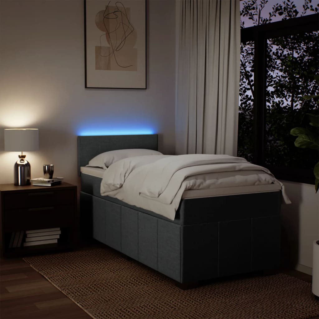 8721102744341_g_en_hd_2 vidaXL Box Spring Bed with Mattress Dark Grey King Single Fabric - Image 4