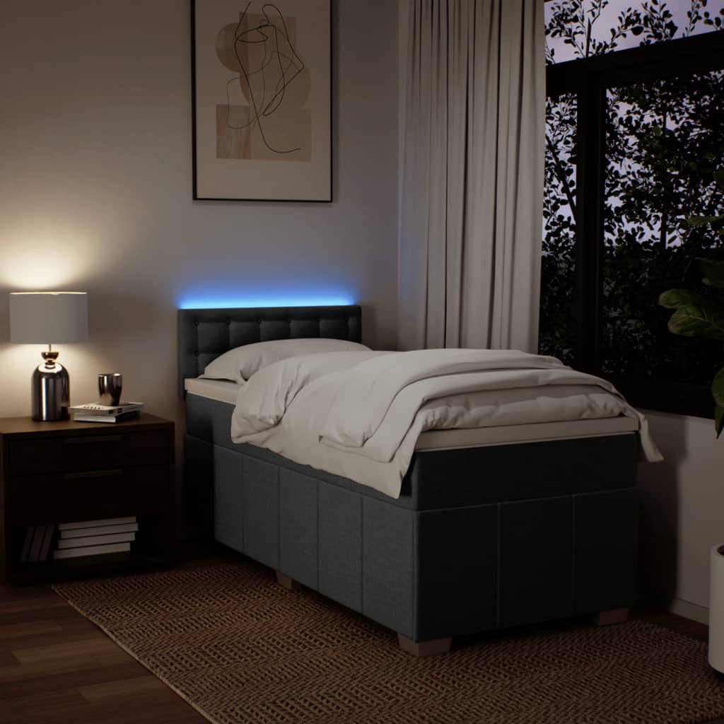 8721102744402_g_en_hd_3 vidaXL Box Spring Bed with Mattress Dark Grey King Single Fabric - Image 5