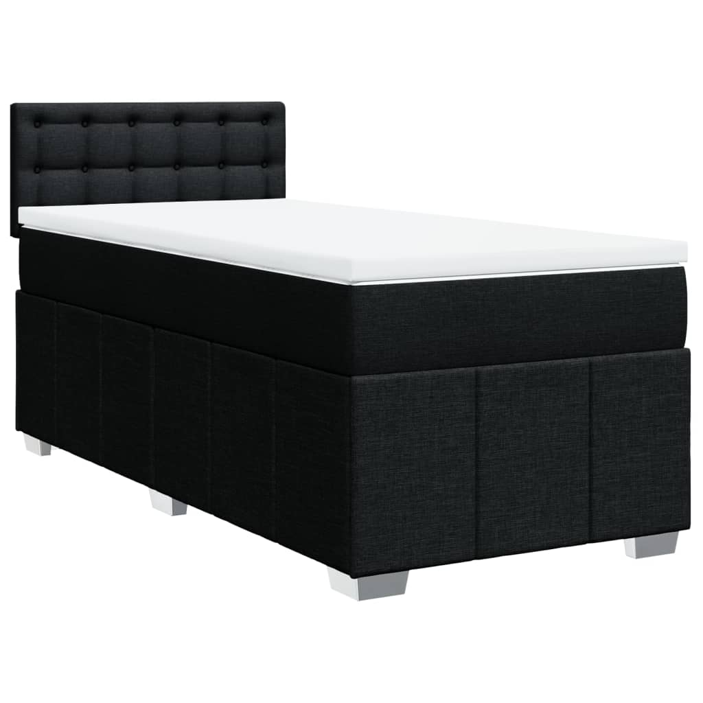 8721102744419_g_en_hd_1 vidaXL Box Spring Bed with Mattress Black King Single Fabric - Image 3