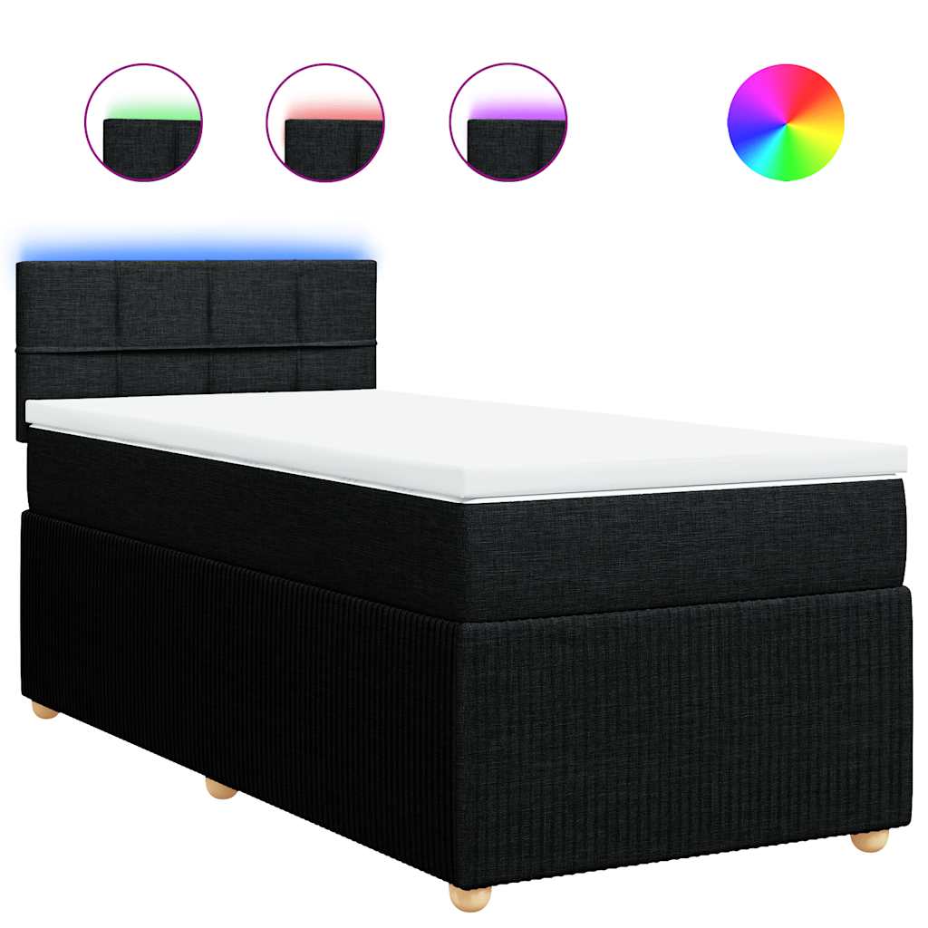 8721102751370_a_en_hd_1 vidaXL Box Spring Bed with Mattress Dark Grey King Single Fabric - Image 2
