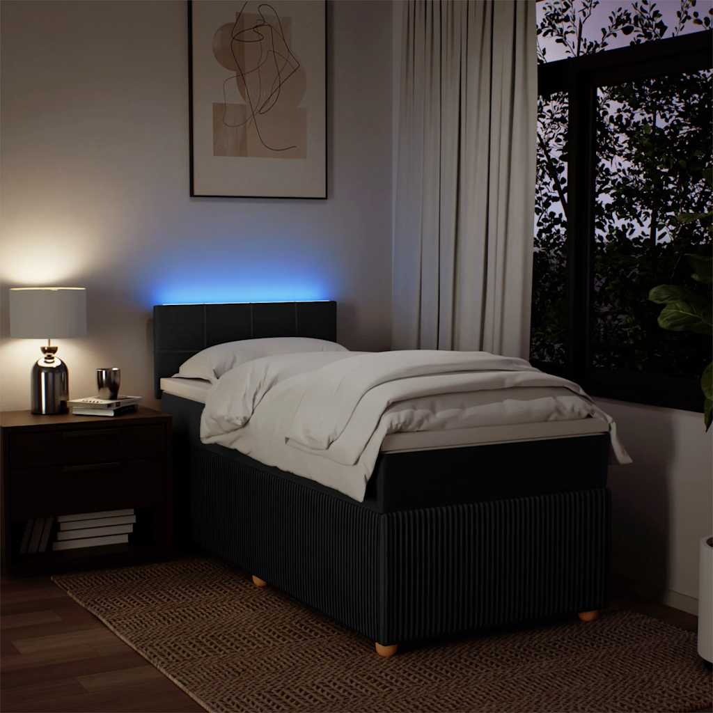 8721102751370_g_en_hd_3 vidaXL Box Spring Bed with Mattress Dark Grey King Single Fabric - Image 5