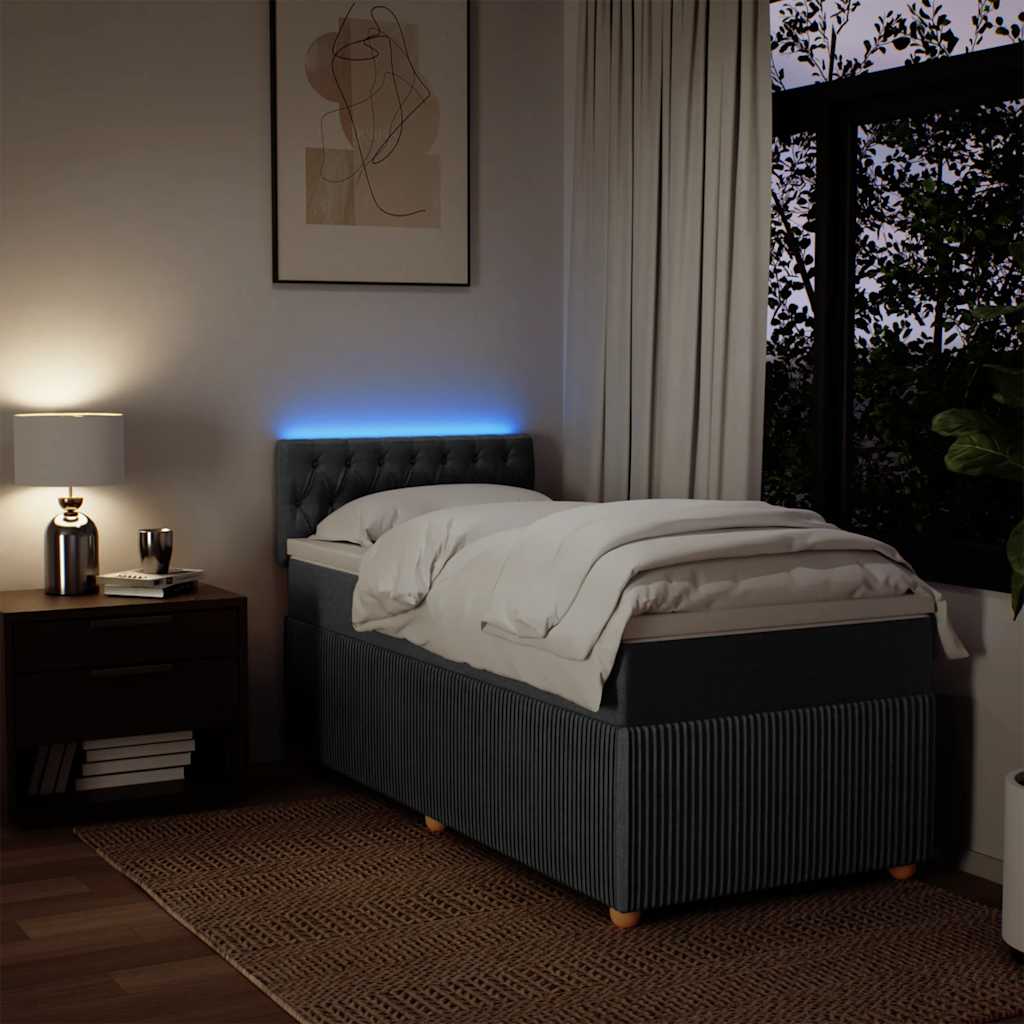 8721102751387_g_en_hd_3 vidaXL Box Spring Bed with Mattress Light Grey King Single Fabric - Image 5