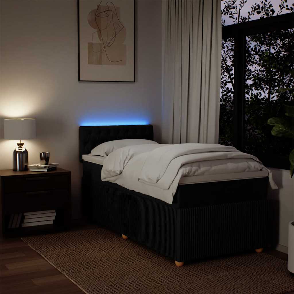 8721102751394_g_en_hd_3 vidaXL Box Spring Bed with Mattress Dark Grey King Single Fabric - Image 5