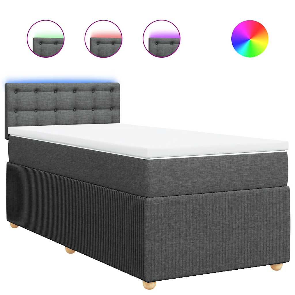 8721102751400_a_en_hd_1 vidaXL Box Spring Bed with Mattress Light Grey King Single Fabric - Image 2