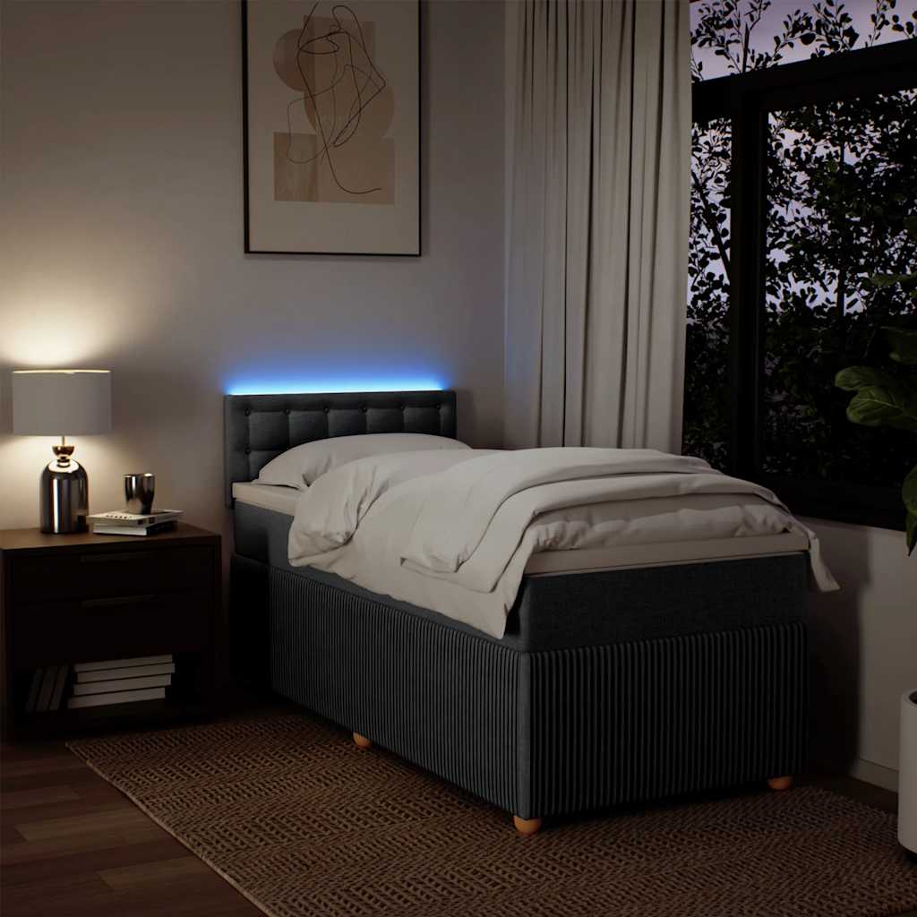 8721102751400_g_en_hd_3 vidaXL Box Spring Bed with Mattress Light Grey King Single Fabric - Image 5