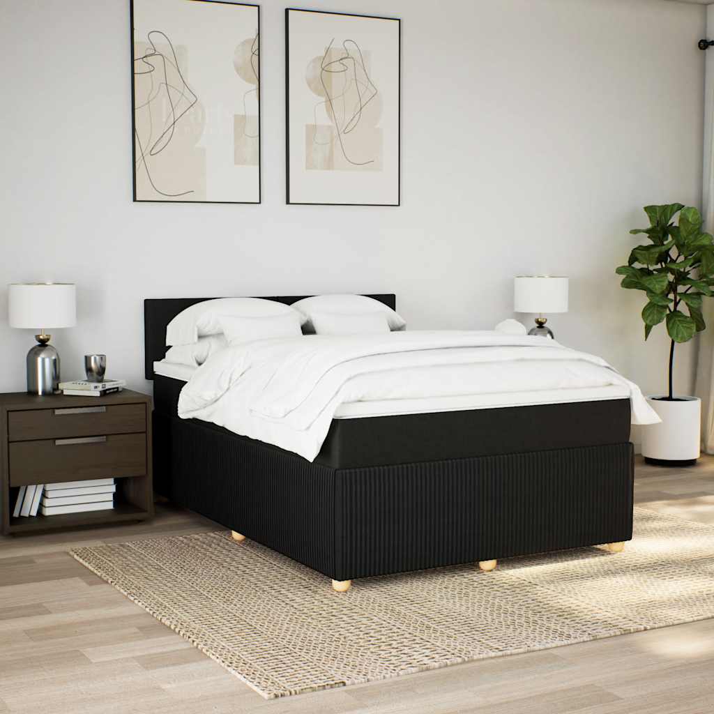 8721102751516_g_en_hd_2 vidaXL Box Spring Bed with Mattress Dark Grey Queen Fabric - Image 4