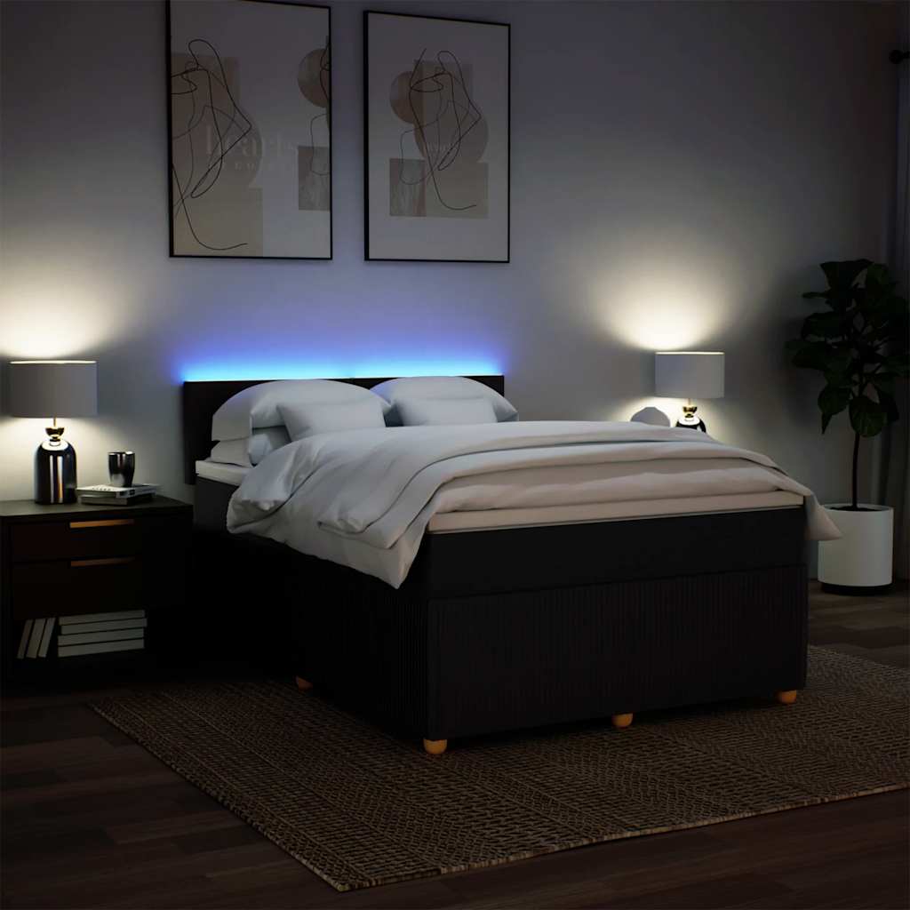 8721102751516_g_en_hd_3 vidaXL Box Spring Bed with Mattress Dark Grey Queen Fabric - Image 5