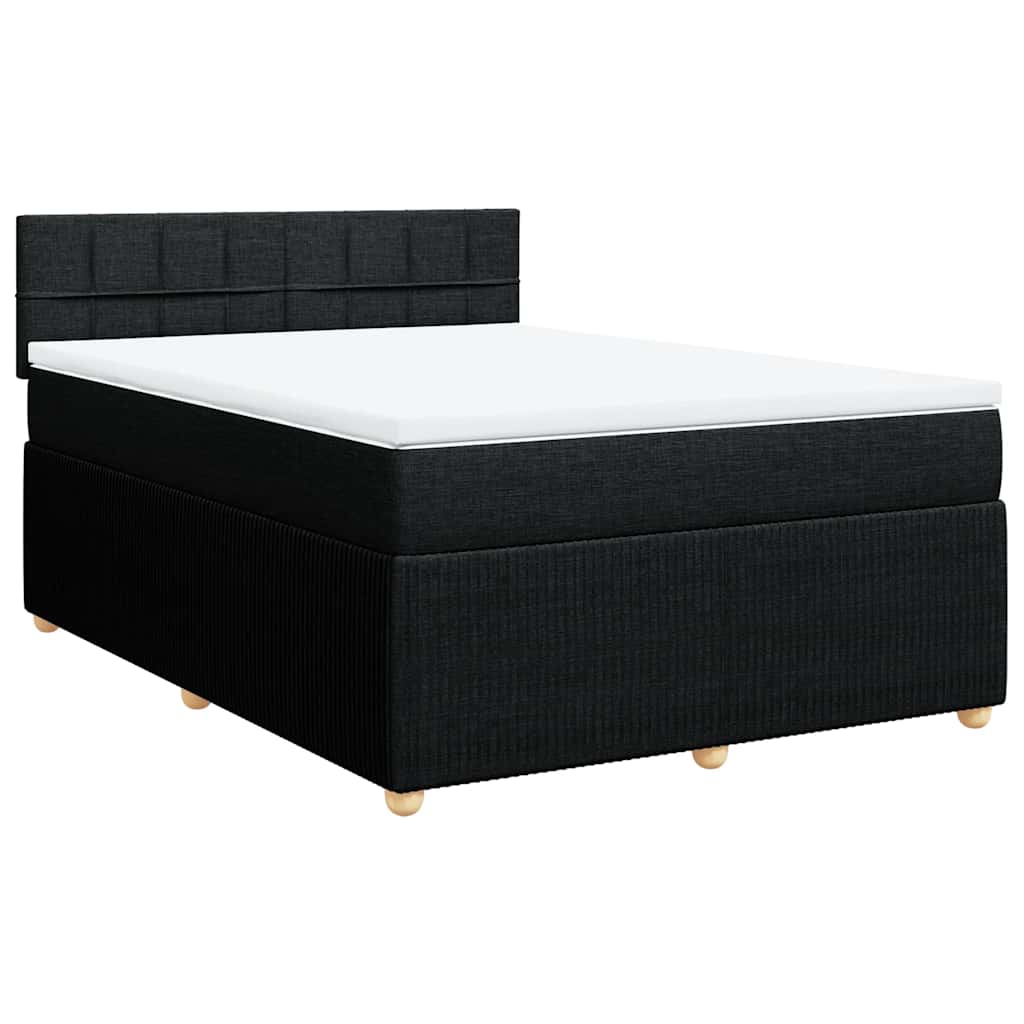 8721102751530_g_en_hd_1 vidaXL Box Spring Bed with Mattress Dark Grey Queen Fabric - Image 3