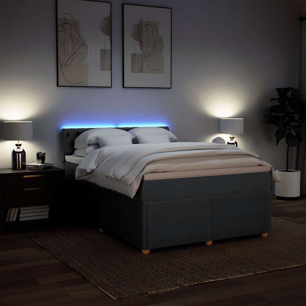8721102751547_g_en_hd_3 vidaXL Box Spring Bed with Mattress Light Grey Queen Fabric - Image 5