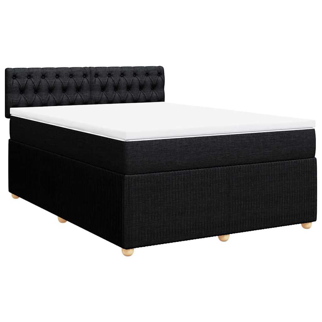 8721102751554_g_en_hd_1 vidaXL Box Spring Bed with Mattress Dark Grey Queen Fabric - Image 3
