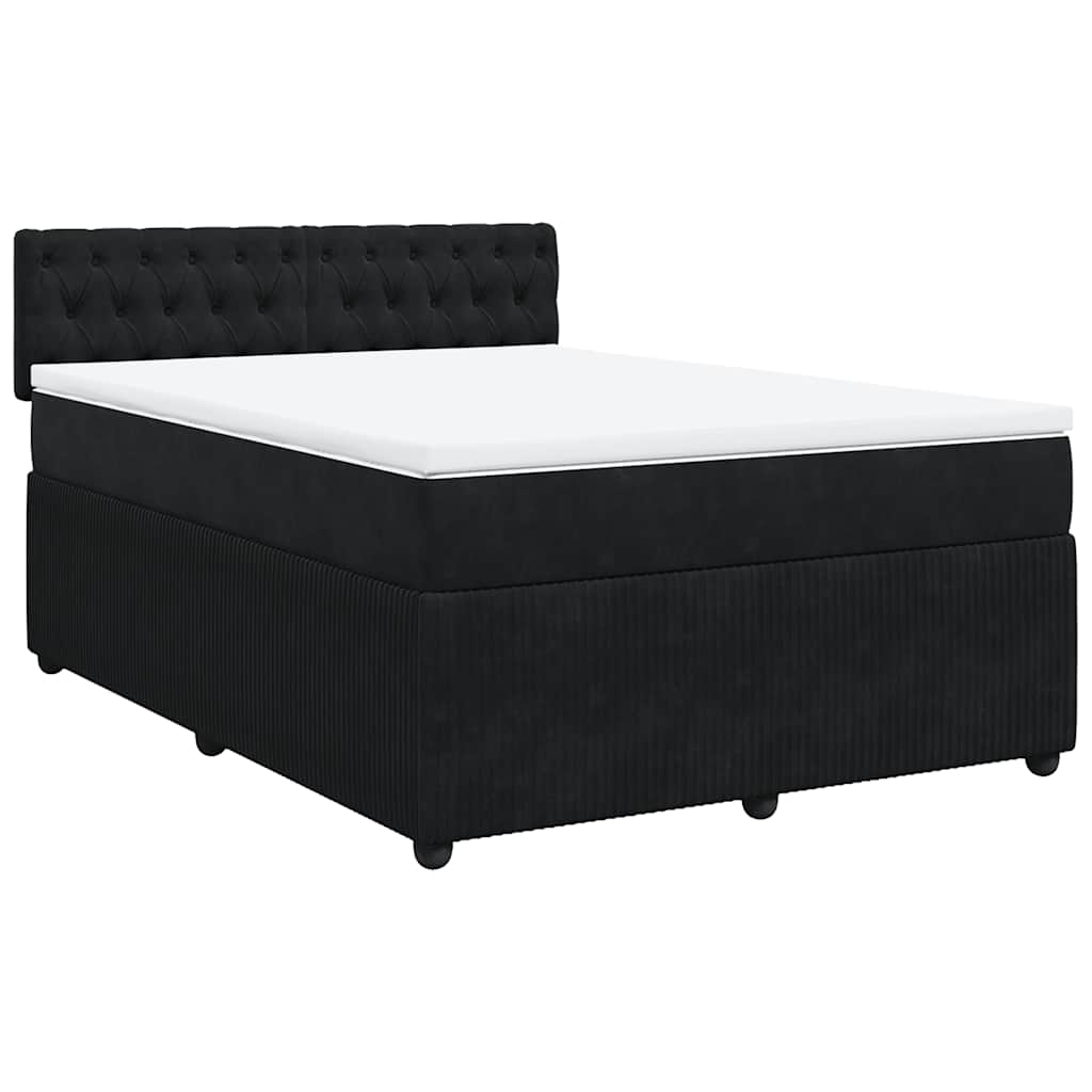 8721102751790_g_en_hd_1 vidaXL Box Spring Bed with Mattress Black Double Velvet - Image 3