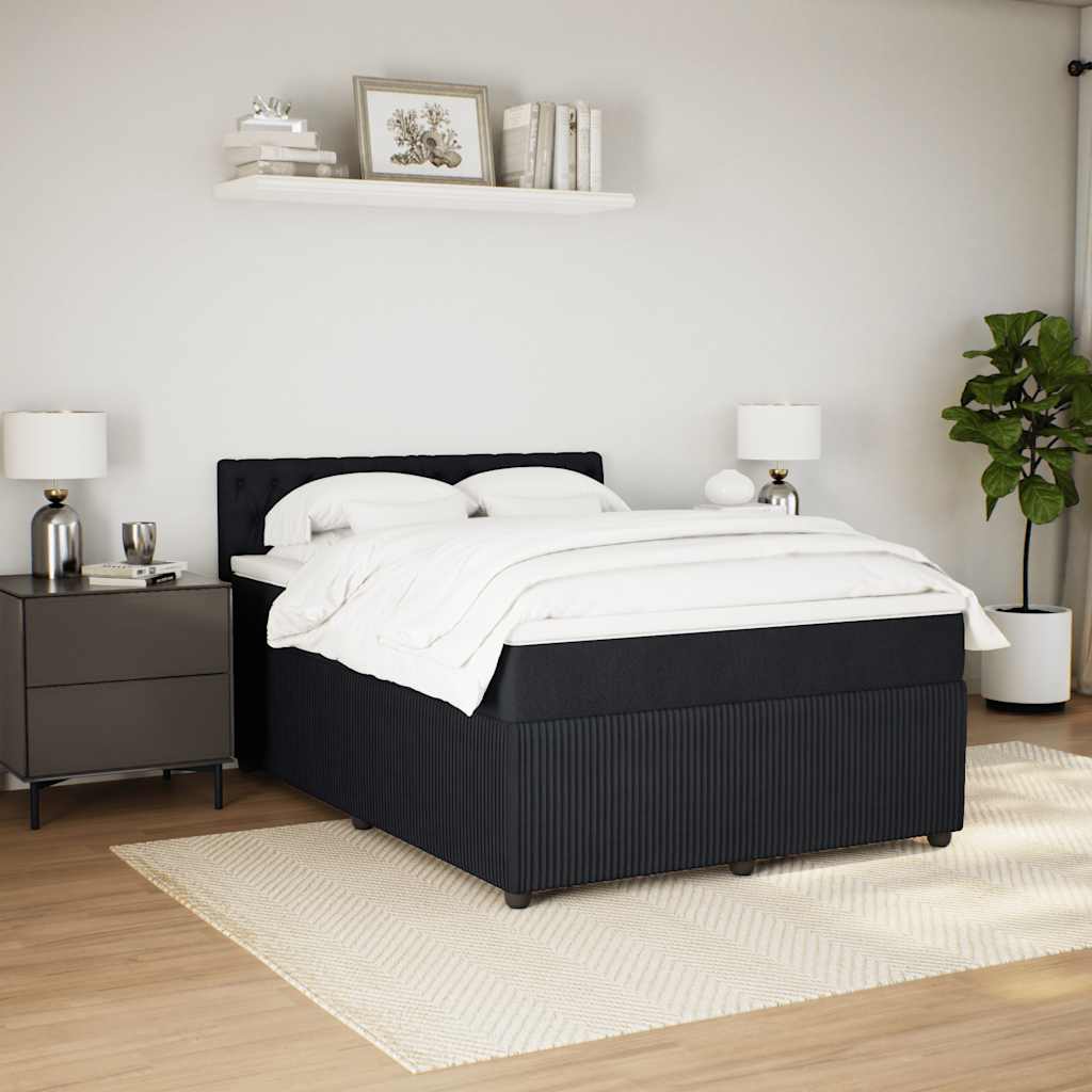 8721102751790_g_en_hd_2 vidaXL Box Spring Bed with Mattress Black Double Velvet - Image 4