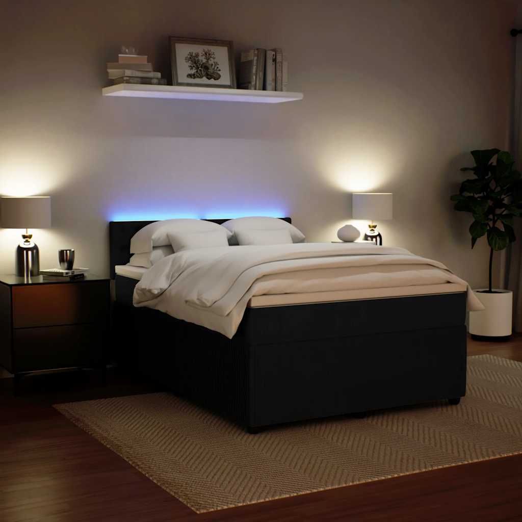 8721102751813_g_en_hd_3 vidaXL Box Spring Bed with Mattress Black Double Velvet - Image 5