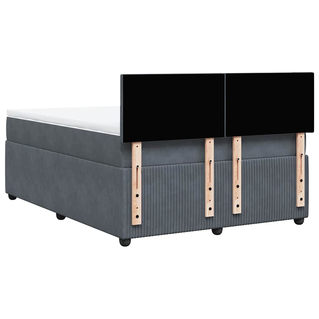 8721102751820_g_en_hd_10 vidaXL Box Spring Bed with Mattress Dark Grey Queen Velvet - Image 12
