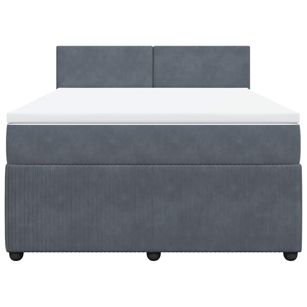 8721102751820_g_en_hd_4 vidaXL Box Spring Bed with Mattress Dark Grey Queen Velvet - Image 6