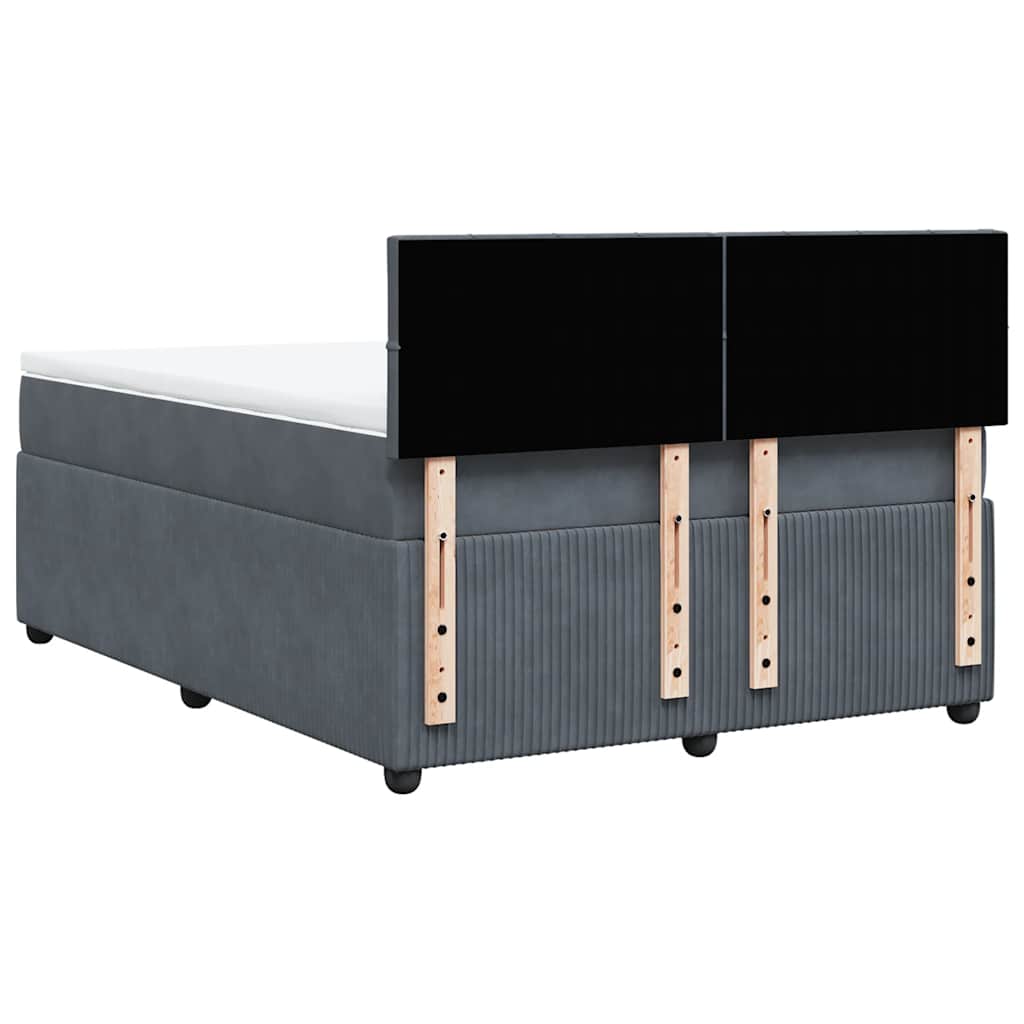 8721102751844_g_en_hd_10 vidaXL Box Spring Bed with Mattress Dark Grey Queen Velvet - Image 12