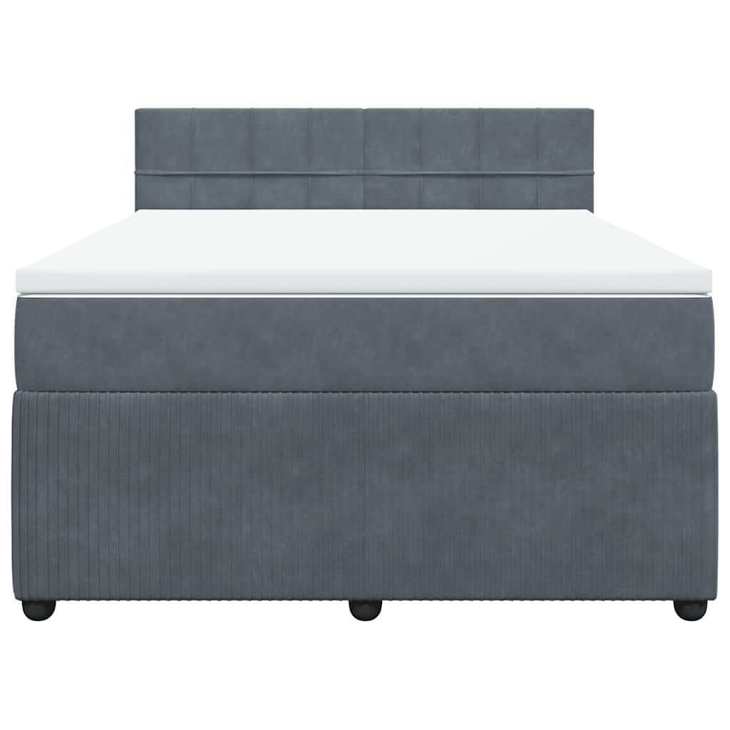 8721102751844_g_en_hd_4 vidaXL Box Spring Bed with Mattress Dark Grey Queen Velvet - Image 6