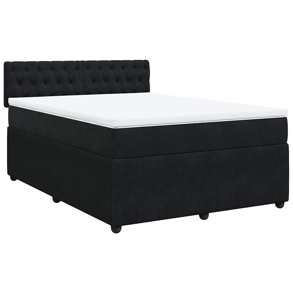 8721102751875_g_en_hd_1 vidaXL Box Spring Bed with Mattress Black Queen Velvet - Image 3