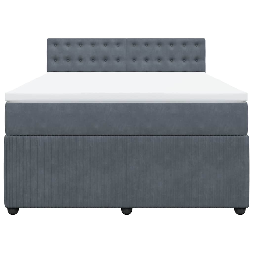 8721102751882_g_en_hd_4 vidaXL Box Spring Bed with Mattress Dark Grey Queen Velvet - Image 6