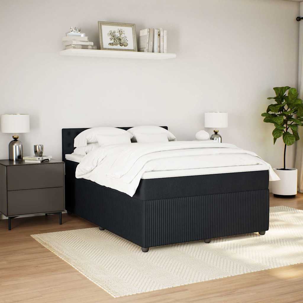 8721102751899_g_en_hd_2 vidaXL Box Spring Bed with Mattress Black Queen Velvet - Image 4