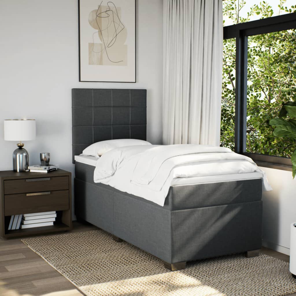 8721102755569_g_en_hd_1 vidaXL Box Spring Bed with Mattress Dark Grey King Single Fabric - Image 3